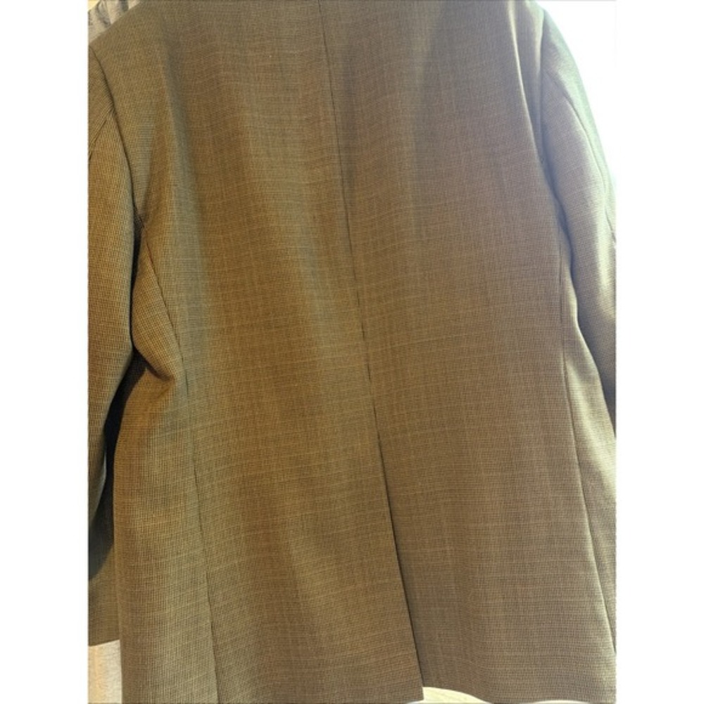 Ralph Lauren 42R Houndstooth Sport Coat - Blazer - Tan, Dark Brown     ‎  4039 - Picture 12 of 16